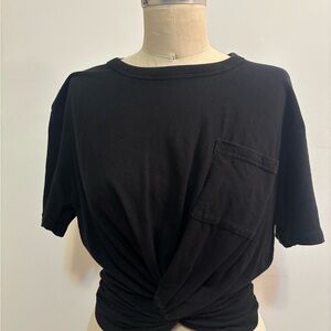 T by Alexander Wang Black Short Sleeve Tee - Small